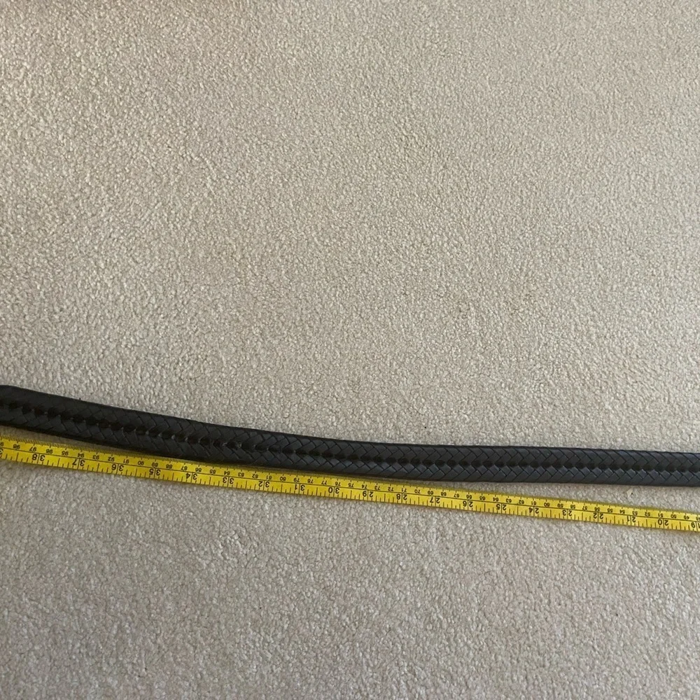 Coach black leather unisex belt size 38 , see measurements